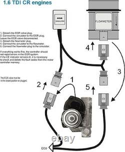 09. EGR Diagnostic Simulator for VW Audi Skoda Seat 1.6 TDI CAYA CAYB CAYC CAYD
