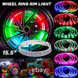 15.5inch RGB Wheel Ring Light Color Chasing Light Bluetooth APP&Music Control UK