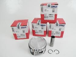 4 Pistons 81.01mm MAHLE Audi Seat Skoda VW 1.8T 20V S3 APX BAM APY AUL AMK