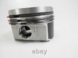 4 Pistons 81.01mm MAHLE Audi Seat Skoda VW 1.8T 20V S3 APX BAM APY AUL AMK