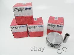 4 Pistons 81.01mm MAHLE Audi Seat Skoda VW 1.8T 20V S3 APX BAM APY AUL AMK