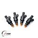 4 X 750cc 70lb High Quality Fuel Injectors For Audi Seat Ford Skoda Vw 1.8l E85