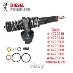 4X VW Audi Skoda Seat 1.9 Tdi Bosch Diesel Fuel Injector 038130073AG 0414720215
