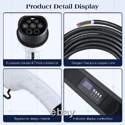 5.6M EV Charging Cable Type 2 UK Plug Electric Vehicle Car Charger Protable 16A