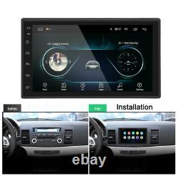 7 Double Din Car Stereo Radio Android 9.1 GPS SAT NAV Maps WIFI For Kia Toyota