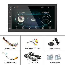 7 Double Din Car Stereo Radio Android 9.1 GPS SAT NAV Maps WIFI For Kia Toyota