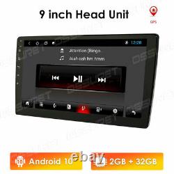 9 Inch Android 10 Head Unit Car Stereo GPS Sat Nav Radio 2 Din Touch USB WIFI BT