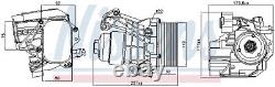 91312 NISSENS Oil Cooler, engine oil for AUDI, SEAT, SKODA, VW