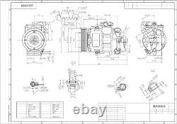 Air Con Ac Compressor Pump For Audi A2 Seat Ibiza Skoda Fabia Vw Polo Mk4 Bora