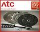 Audi A3 Clutch Kit & Solid Mass Flywheel 2.0 Tdi 03 To 2013 Bkd 8p1 8pa 16v