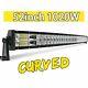 Curved 22 32 42 50 52'' Led Work Light Bar Spot Flood Roof Driving Lamp Offroad