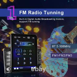 Double 2Din 9.5'' Car Stereo Radio Apple Carplay For GPS Navi WIFI BT with AHD Cam