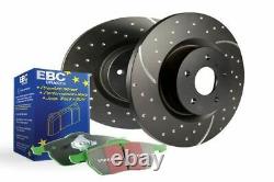EBC Greenstuff Rear Brake Pad & Drilled/Grooved Disc Kit PD11KR621