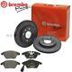 For Audi A3 S3 1.8 T Turbo 8l Brembo Front Grooved Max Brake Discs & Pads 312mm