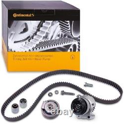 For Audi Seat Skoda Vw 1x Contitech Timing Belt Kit + Water Pump 32177350