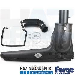Forge Carbon Fibre Intake Induction Kit Audi S3 8V VW Golf Mk7 R/GTI Black Hose