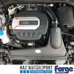 Forge Carbon Fibre Intake Induction Kit Audi S3 8V VW Golf Mk7 R/GTI Black Hose