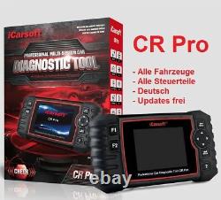 ICarsoft CR PRO Universeller 45 Auto Scanner ALLE SYSTEME OBD2 & Online Service