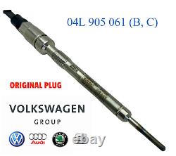 Original VAG Glow Plug with Pressure sensor 04L905061C/B Audi VW Skoda Seat MAN