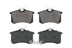 Rear Left Right Caliper Solid Brake Discs Pads Pad Set For Audi Seat Skoda Vw