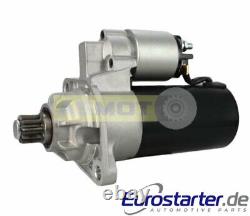 Starter Motor 2,00kw New Oe Nr. 0001125018 For Audi A3 S3 Tt, Vw Bora Golf Iv, For