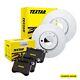 Textar Brake Discs & Pads Front Braking Service Set Fits Audi Seat Skoda Vw