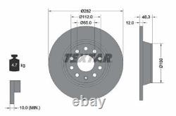 TEXTAR Brake Discs & Pads Front & Rear Braking Set Fits Audi Seat Skoda VW