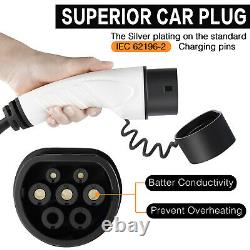 Type 2 250V 13A Protable Electric Vehicle Car Charger UK Plug EV Charging Cable