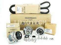 VW Genuine Timing Belt Kit Water Pump Cambelt AUDI A3 GOLF 1.6 2.0 SEAT SKODA