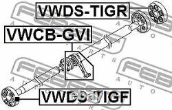 VWCB-GVI FEBEST Bearing, propshaft centre bearing for AUDI, SEAT, SKODA, VW