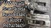 Vw Audi Seat Skoda Rear Brake Caliper Seized Easy Fix