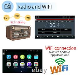 2 Din 10.1 Android 9.1 Autoradio Stereo Gps Sat Nav Wifi Bt Lecteur Mp5 Usb Fm