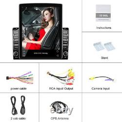 Android 9.1 9.7in 2din Voiture Stereo Radio Gps Navigation Lecteur Wifi Gratuit Camaera