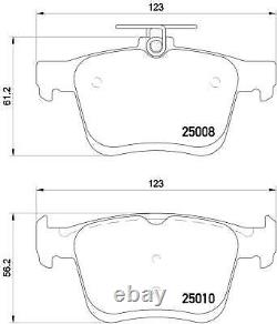 Disques de frein arrière solides revêtus + kit de service de plaquettes adapté à Audi Seat Skoda VW BREMBO