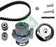 Ina 530044531 Kit De Pompe à Eau Et De Courroie De Distribution Système De Refroidissement Pour Audi Seat Skoda Vw