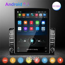 Quad-core Android 9.1 9.7en Voiture Stereo Fm Radio Mp5 Lecteur Bluetooth Gps Sat Nav