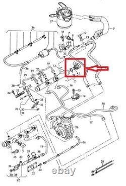 SOUPAPE DE CONTRÔLE DU RÉGULATEUR DE PRESSION DES RAILS DE CARBURANT pour AUDI SEAT SKODA VW 2.0 TDI