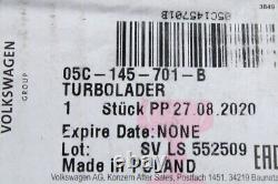 Turbochargeur 1.0 TSI authentique pour VW Golf MK8 Audi A1 A3 Skoda SEAT Leon 05C145701B